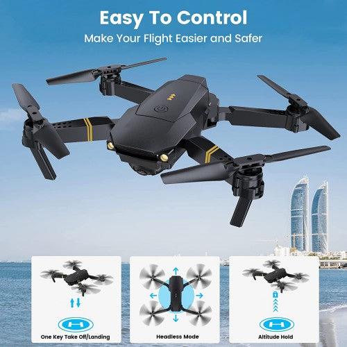 EACHINE WIFI FPV With 2MP Wide Angle 720P Camera Foldable RC Drone E58 - Toytexx EACHINE WIFI FPV With 2MP Wide Angle 720P Camera Foldable RC Drone E58 - Toytexx